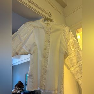 Love the label white blouse